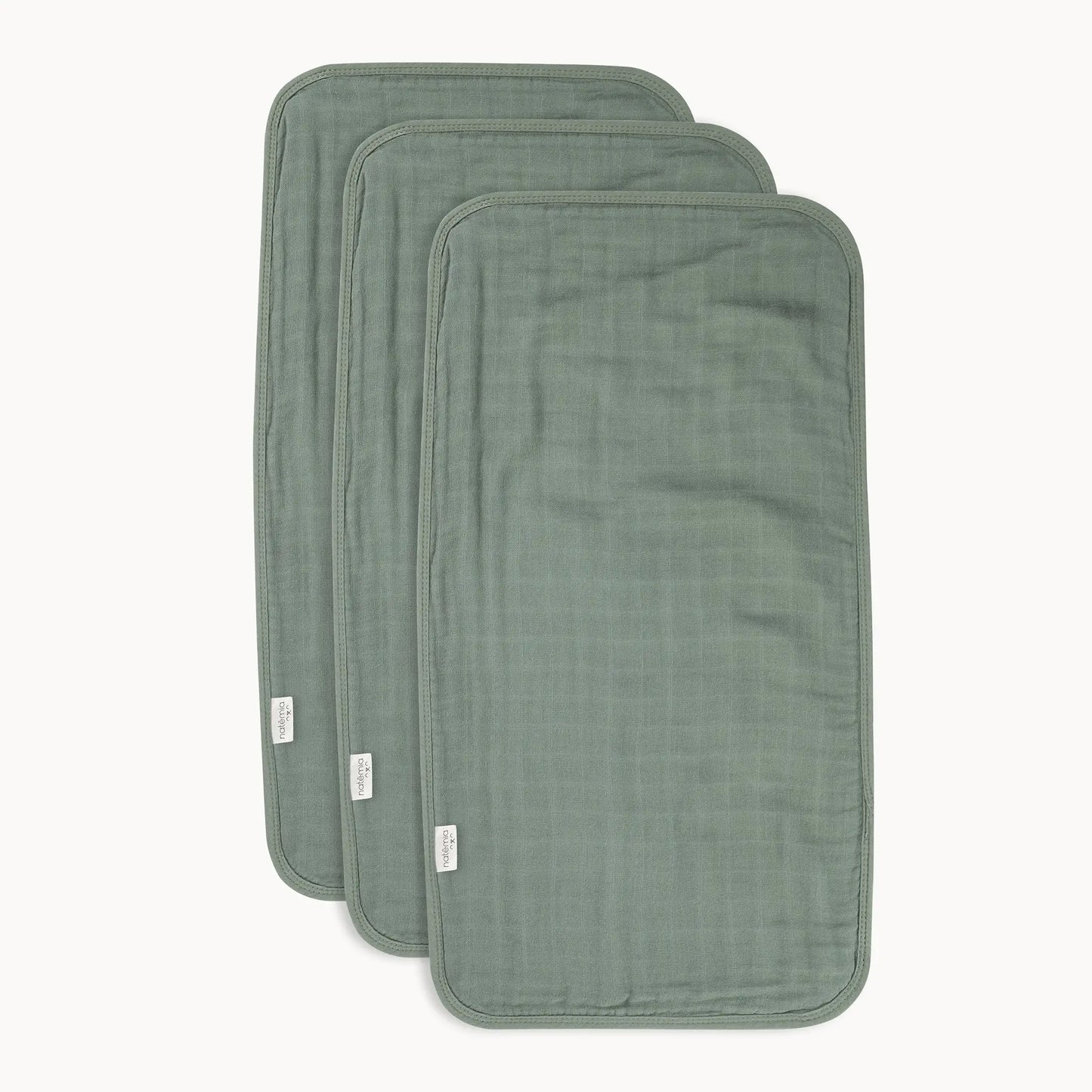 Ultra Soft Muslin Bamboo Burp Cloths - 3 Pack