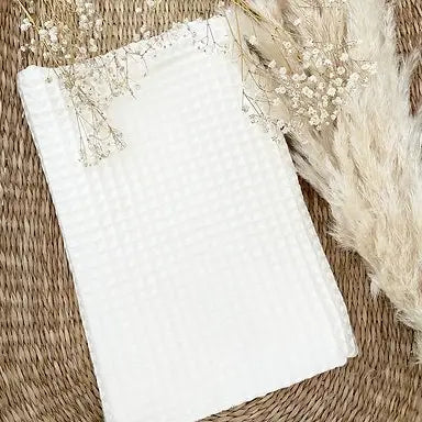 Milk Over the Shoulder Waffle Burp Cloth
