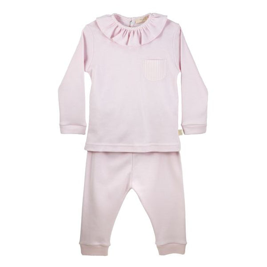 Two Piece Loungewear set W/ Stripes