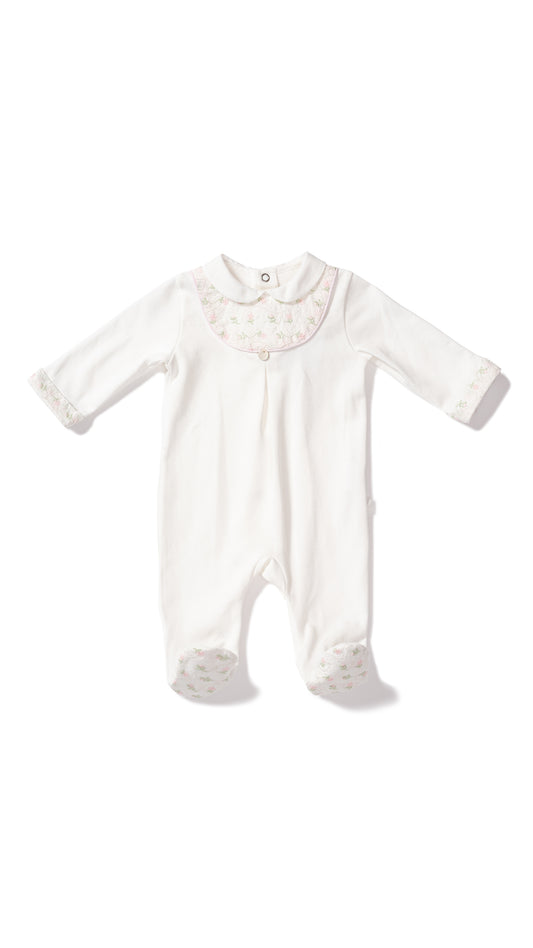 Ivory Long Sleeve footie