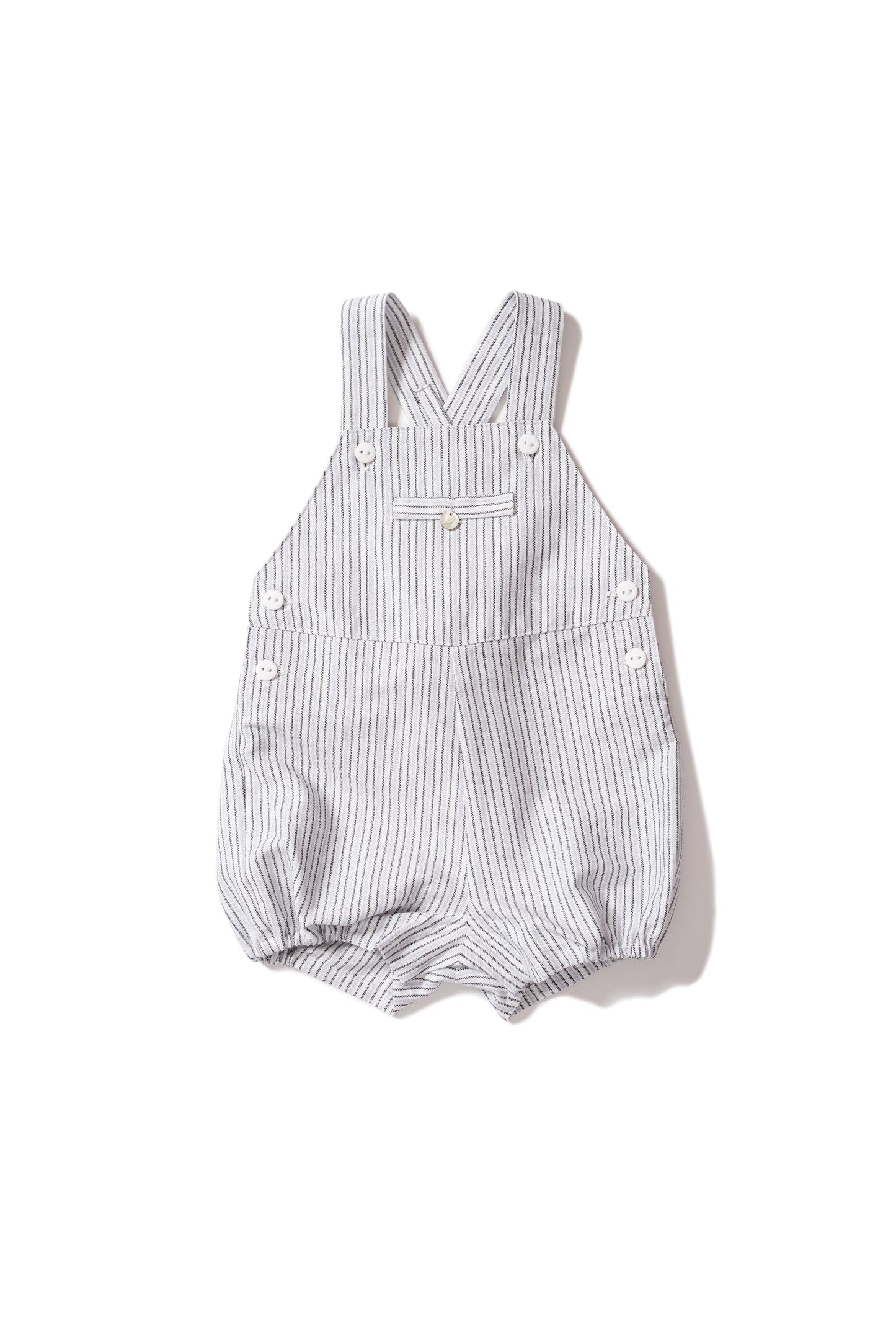 Stripped Cotton Overall