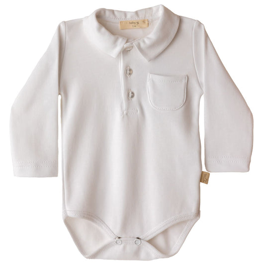 Long sleeve collared onesie