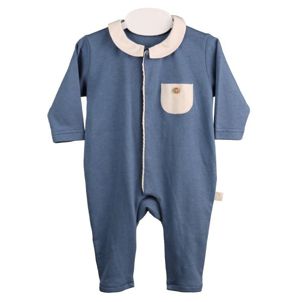 Collared Footie w/ pockets
