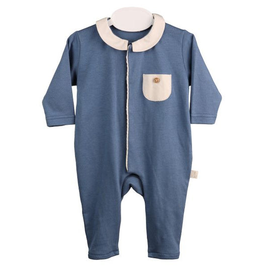 Collared Footie w/ pockets