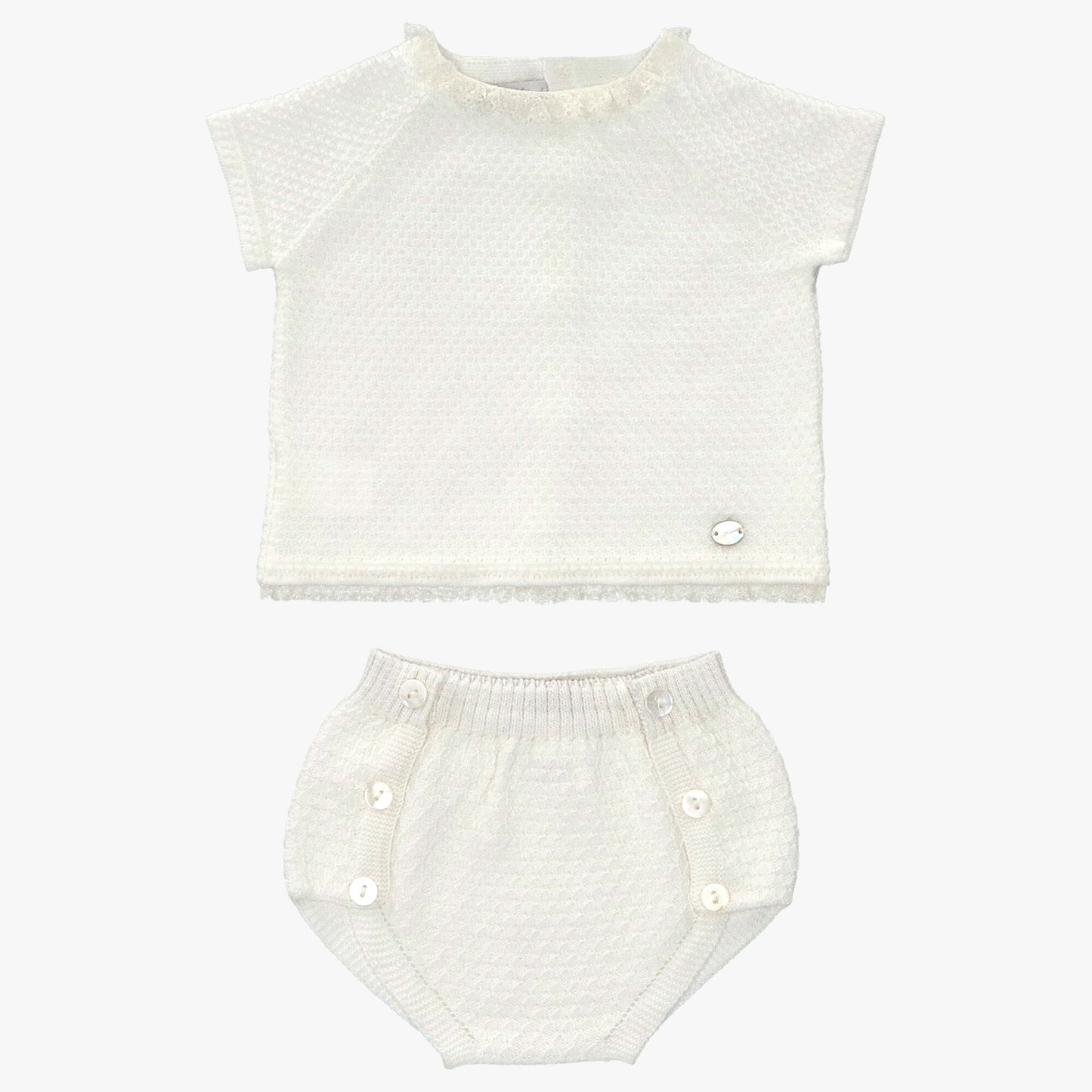 Pink Sweater & Bloomer knit set