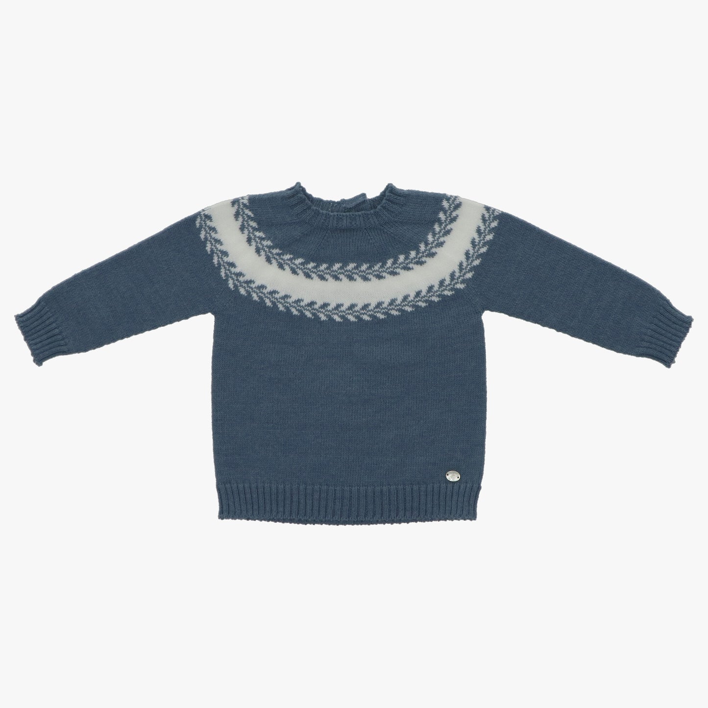 Azul Plomo sweater Jacquard Azulejo