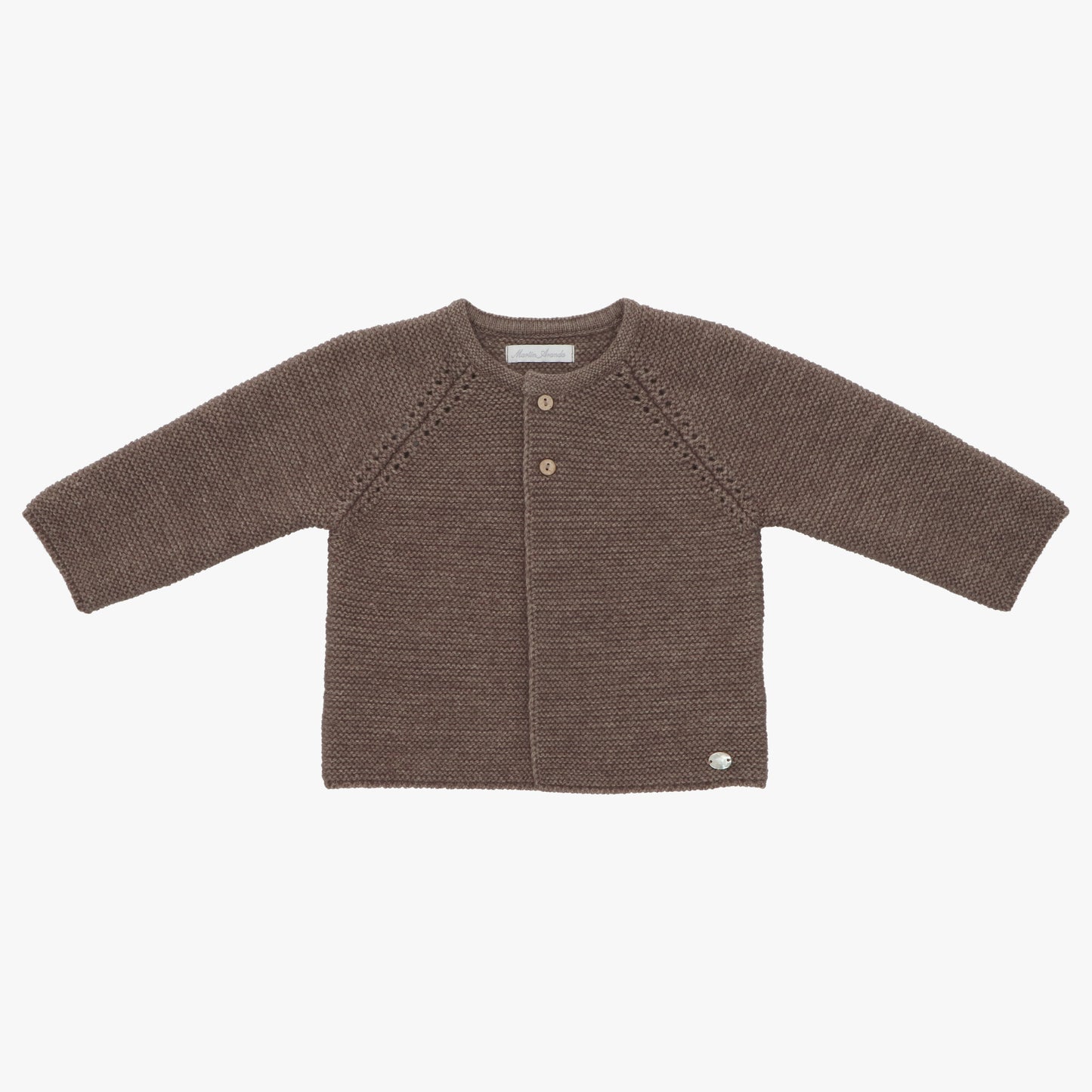 Marron Oscuro Long Cardigan (all knitwear) -gender neutral- Bosque