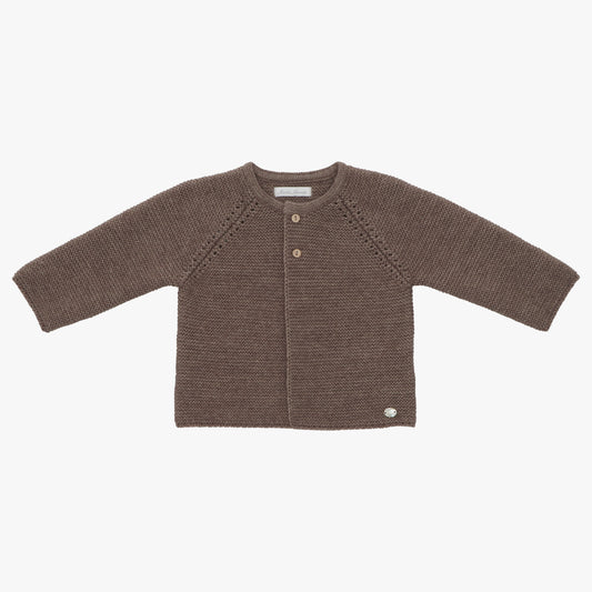 Marron Oscuro Long Cardigan (all knitwear) -gender neutral- Bosque