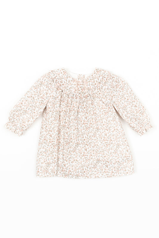 Pink Floral Printed Dress
