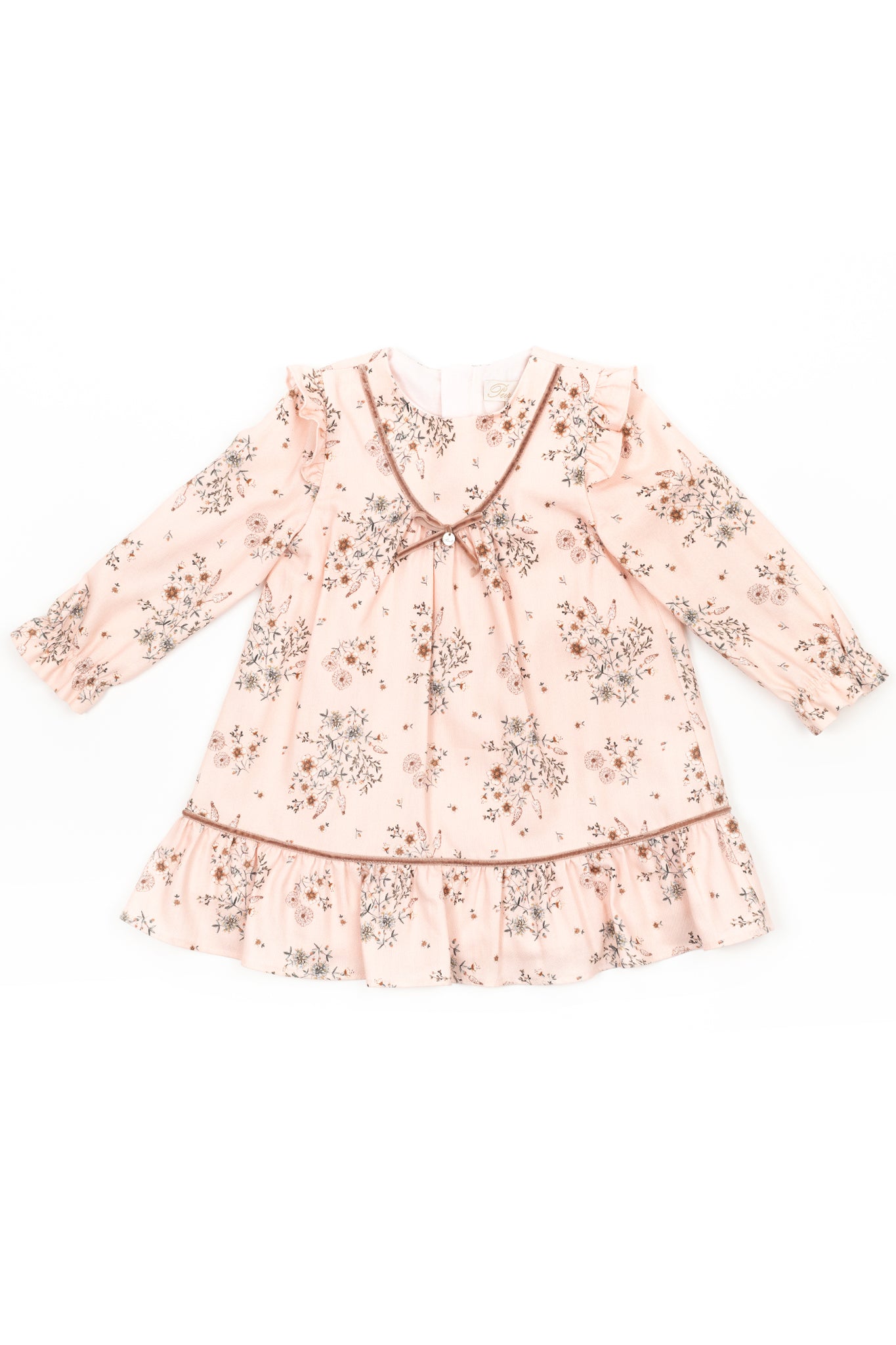 Floral L/S swing dress
