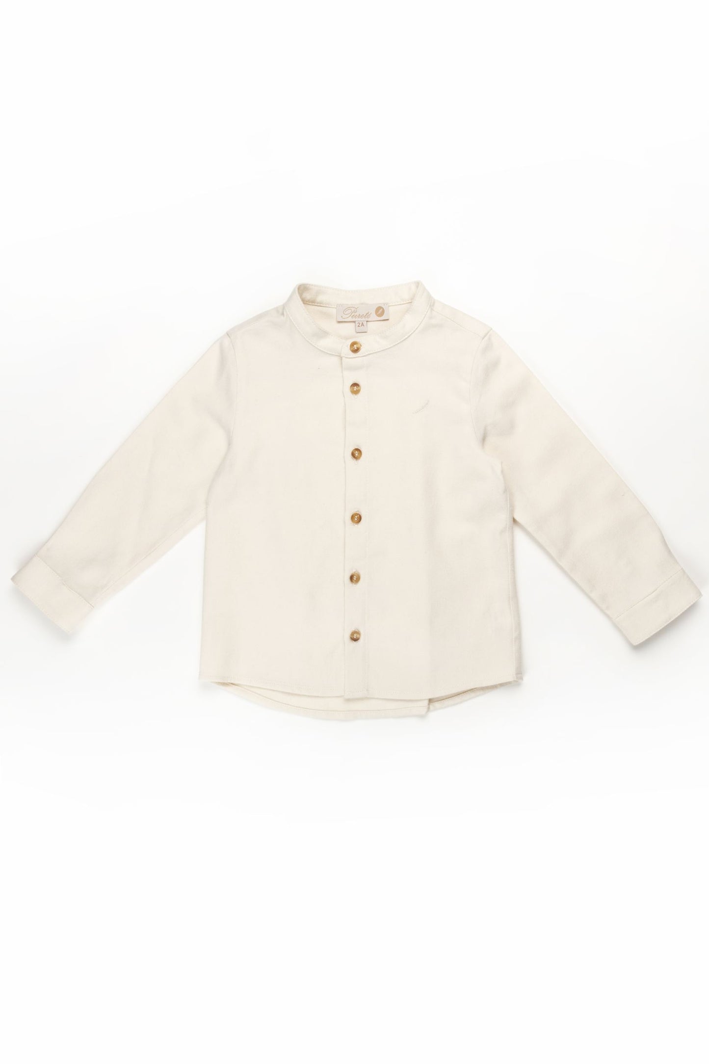 Boys Ivory long sleeve shirt