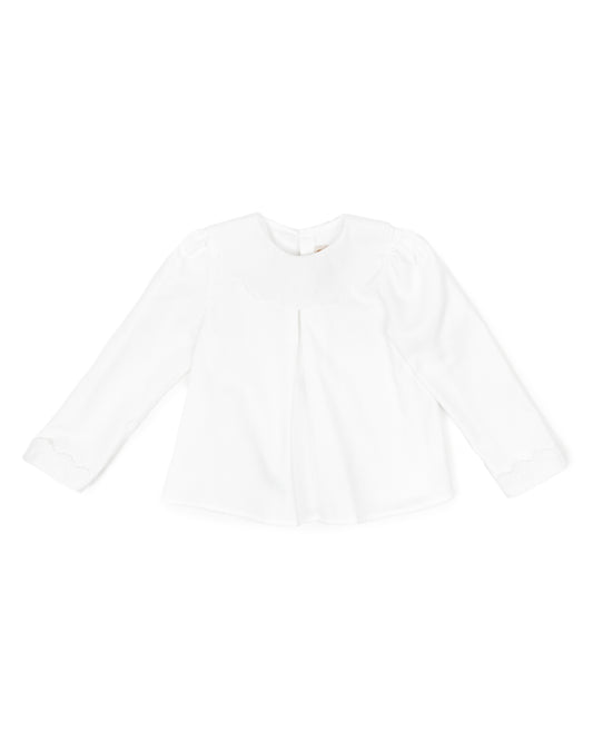 Ivory Girls Long Sleeve Blouse