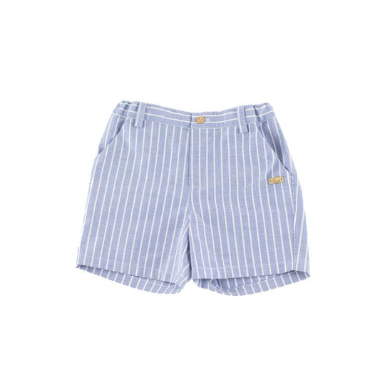 Blue striped shorts
