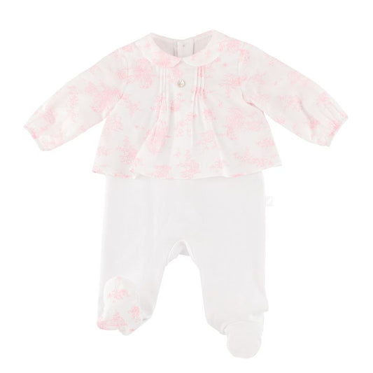 Toile Printed Footie