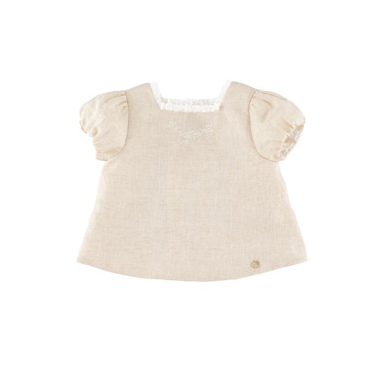 Jacqueline Bubble Short Sleeve Blouse