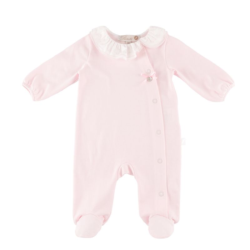 Kim Snap-Up Ruffle Collared Footie