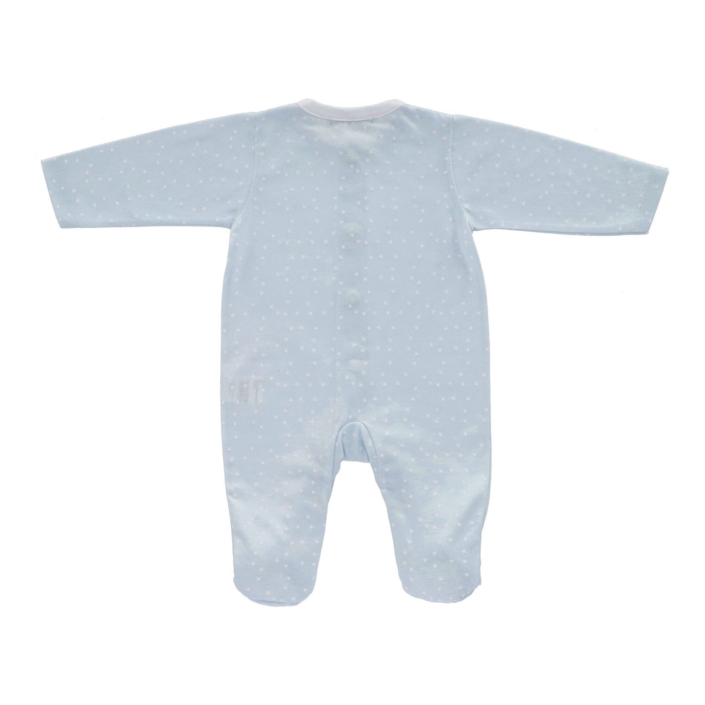 Footed Coverall Interlock Stars