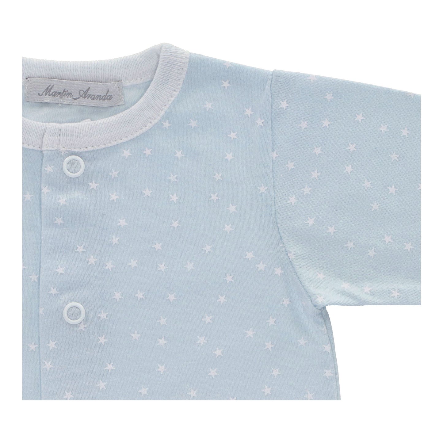 Footed Coverall Interlock Stars