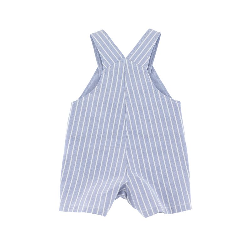 Jack Striped Overalls With Pocket
